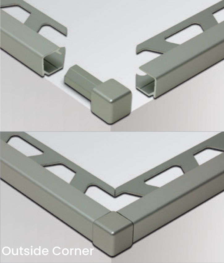 Schluter 3/8″ Quadec Corner Matte Black