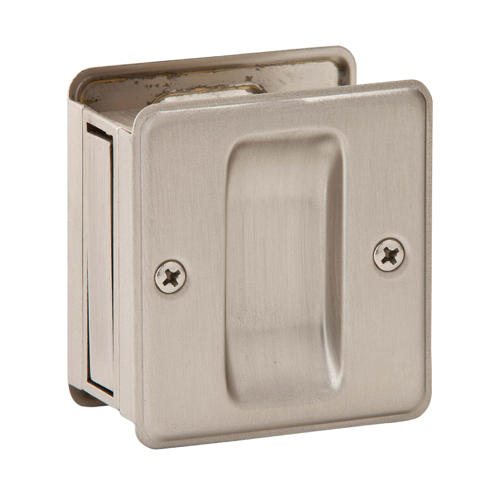 Pocket Door Pull Satin Nickel Schillings