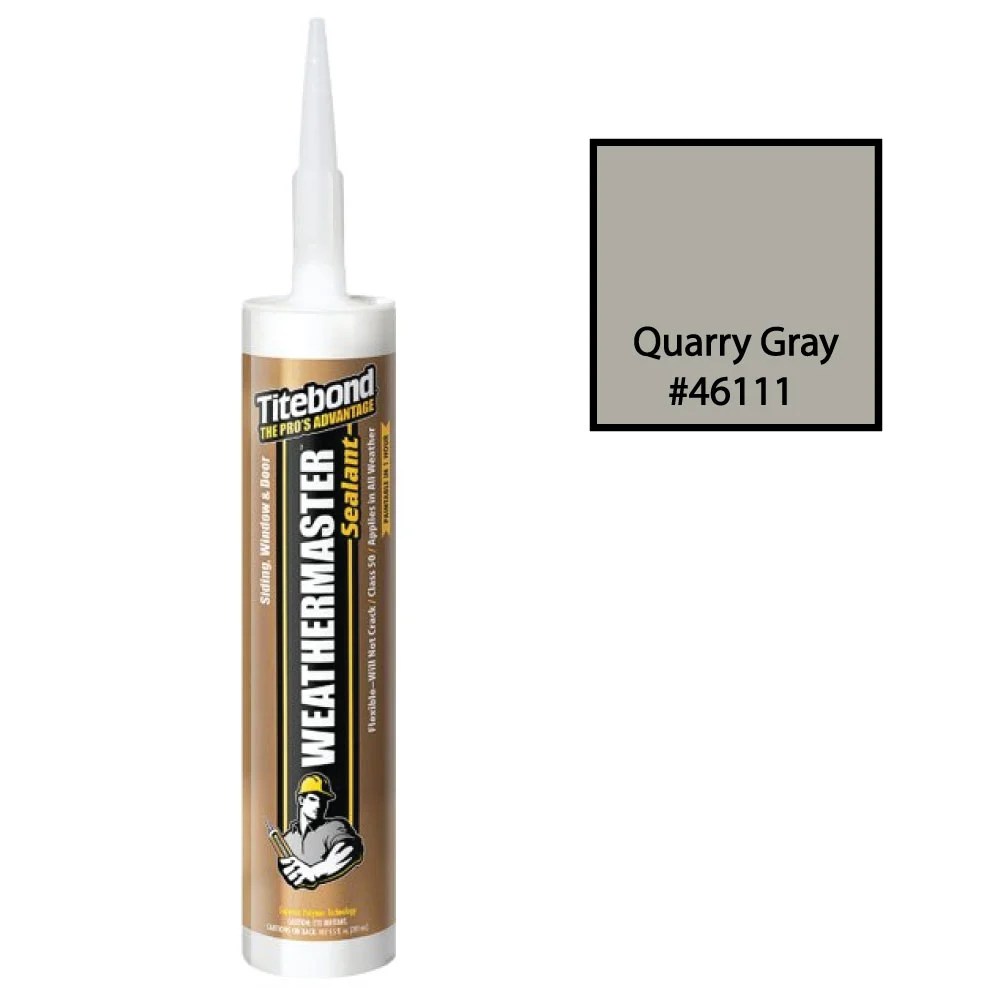 Titebond WeatherMaster 9.5oz Window Door and Siding Sealant Quarry