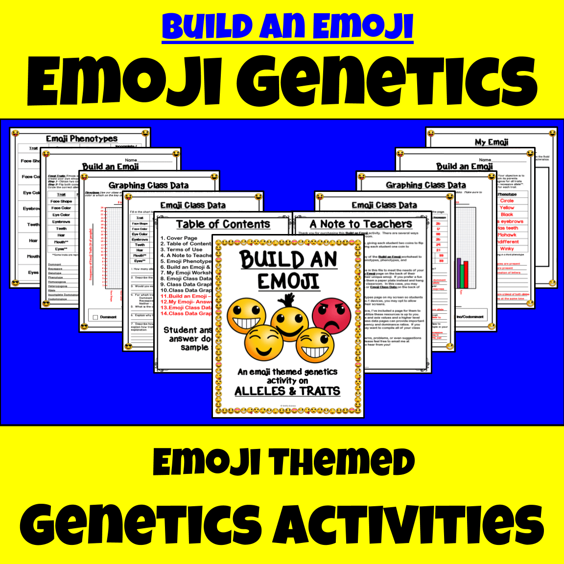 Emoji Pedigree Worksheet Answer Key Emoji Square
