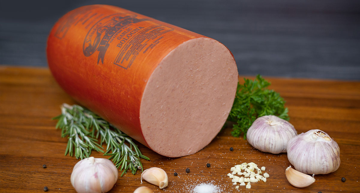 Garlic Bologna Schinkel’s Legacy Meats