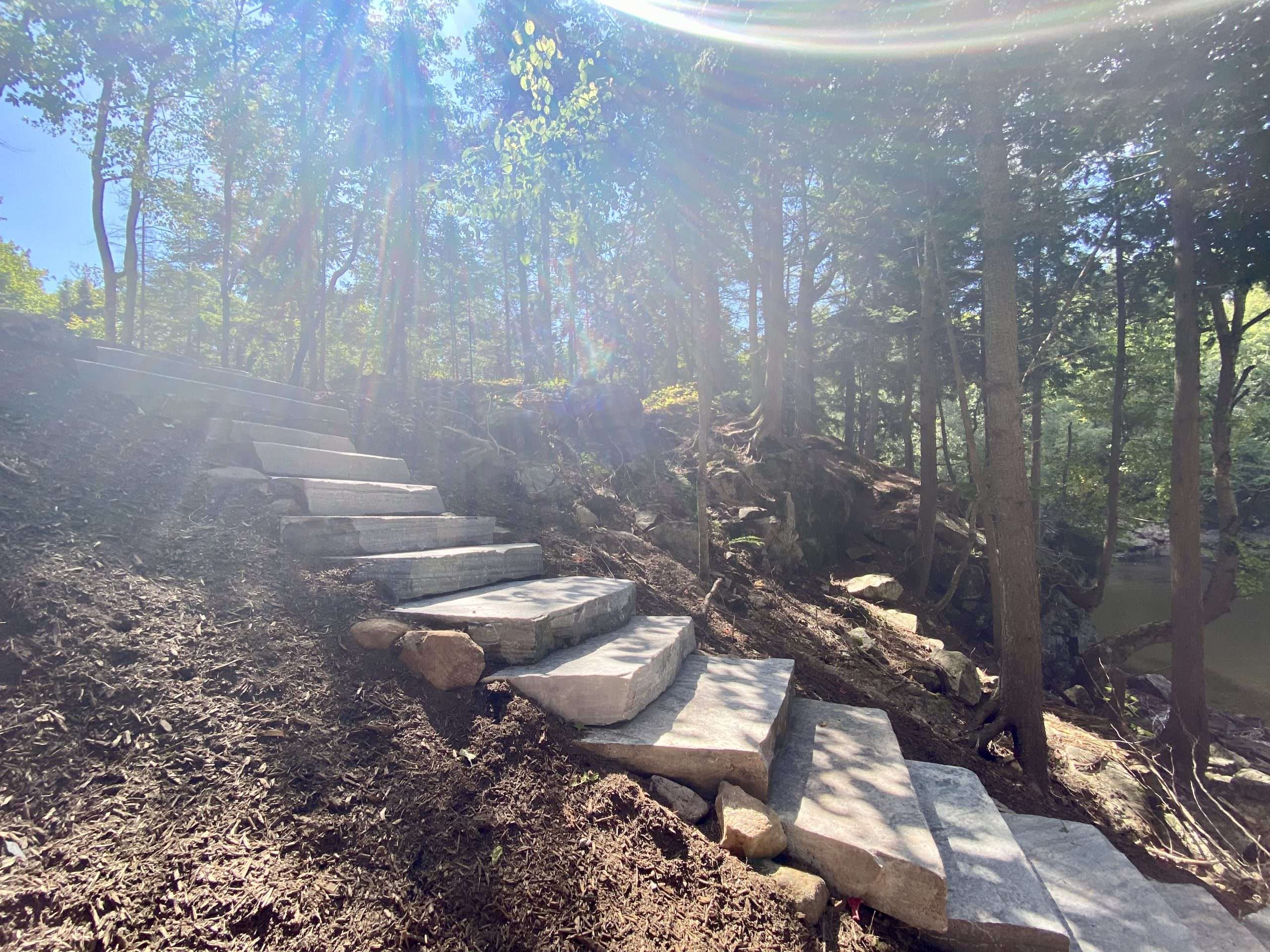 River Retaining Walls Hardscape Landscaping