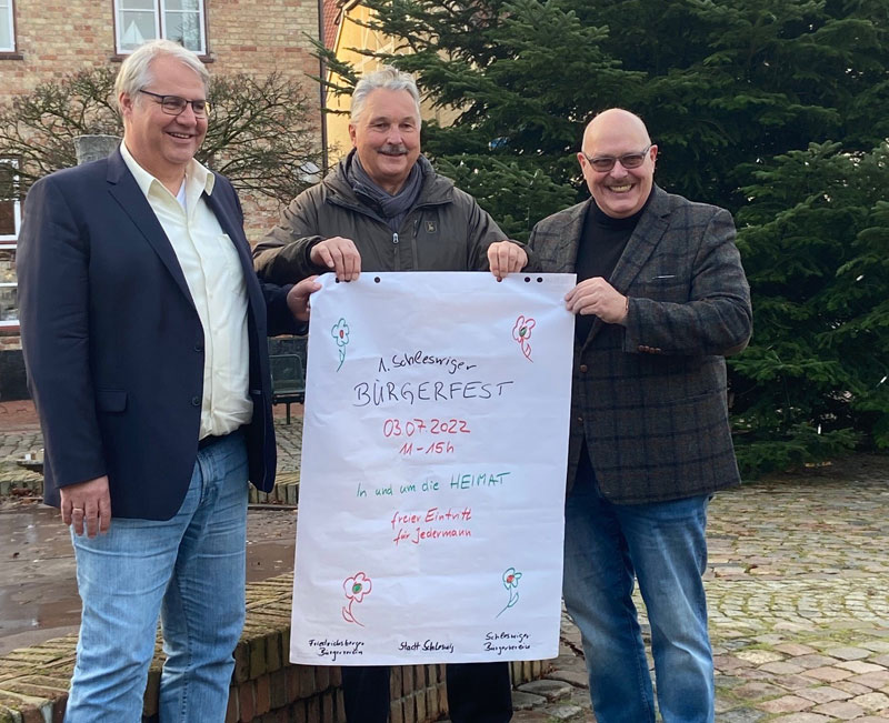 Plakatwettbewerb 1. Schleswiger Bürgerfest Schleswig Szene