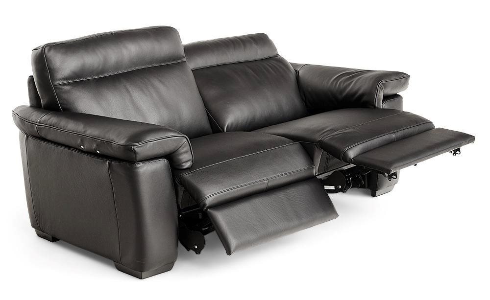 Natuzzi Editions 3 pers. sofa med 2 x elrecliner