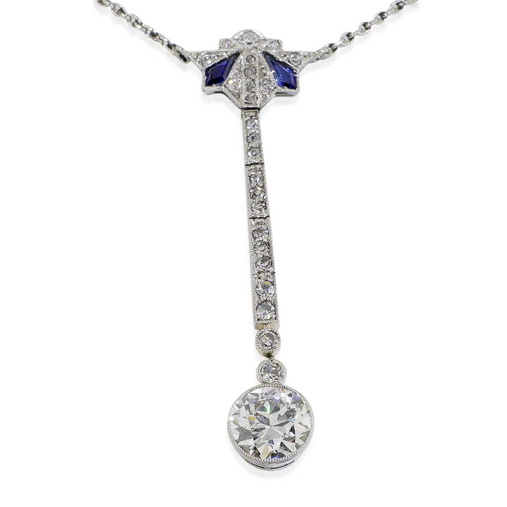 Smaragdcollier, WeißgoldKette mit SmaragdAnhänger, 3,26ct ovaler