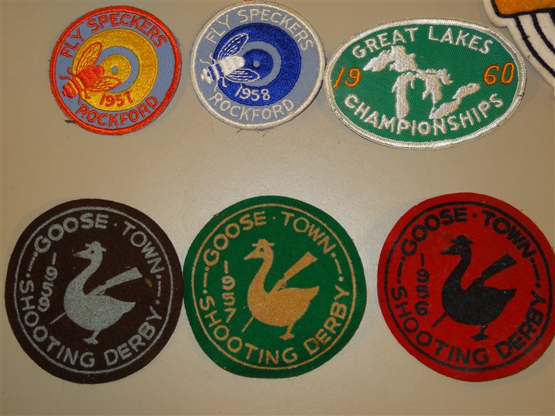 11 Vintage 1950s 1960s Marksman SHOTGUN & RIFLE NRA DUCK HUNTING PATCHES!!!! eBay