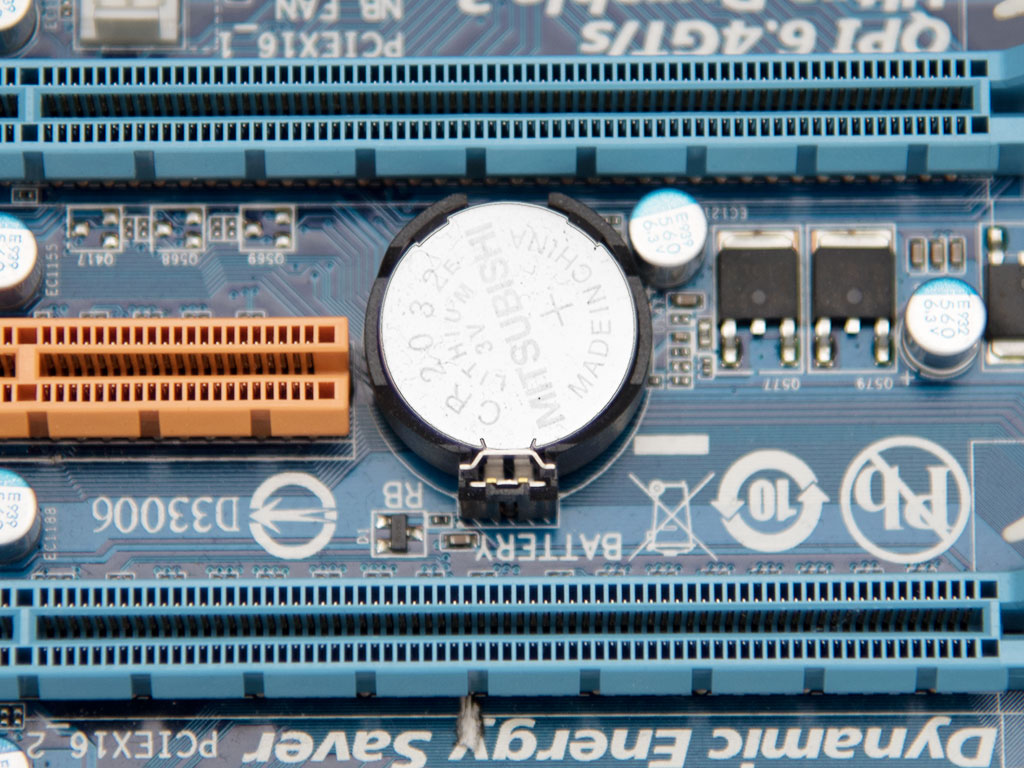 CMOS (BIOS) Batterie wechseln, Intel Desktop Board DB65AL « Schnurpsel