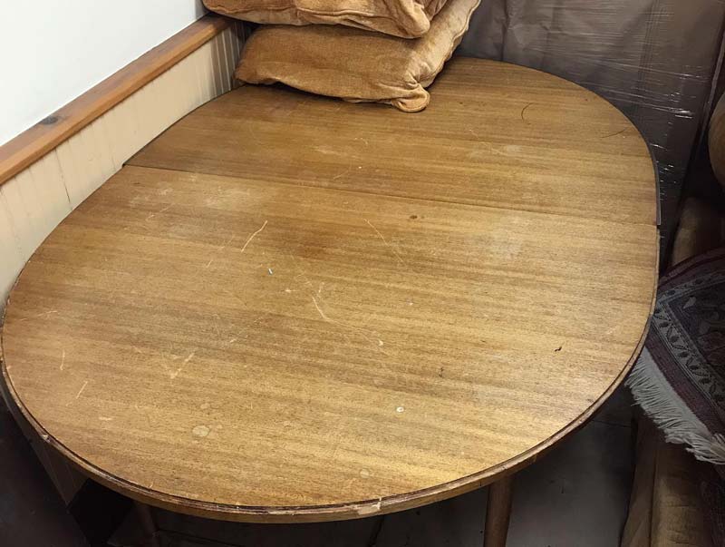 Teak Table Refinish — Schoenbauer Furniture Service, Inc.
