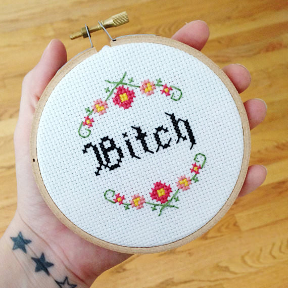 schoenstricken.de Verrückte Bilder sticken