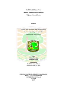 Konflik Sosial Dalam Novel Memang Jodoh Karya Marah Roesli Tinjauan Sosiologi Sastra - Eskripsi Universitas Andalas