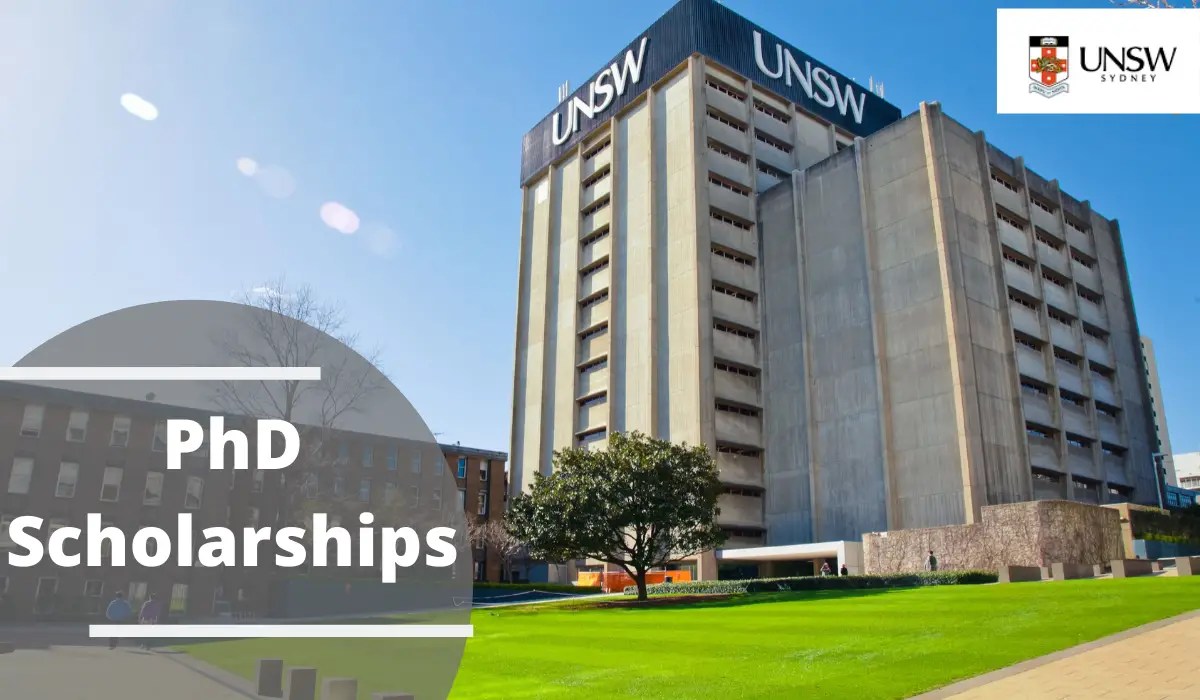 PhD Positionsat University of New South Wales, Australia