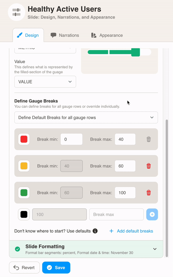 Gauges Cast User Docs