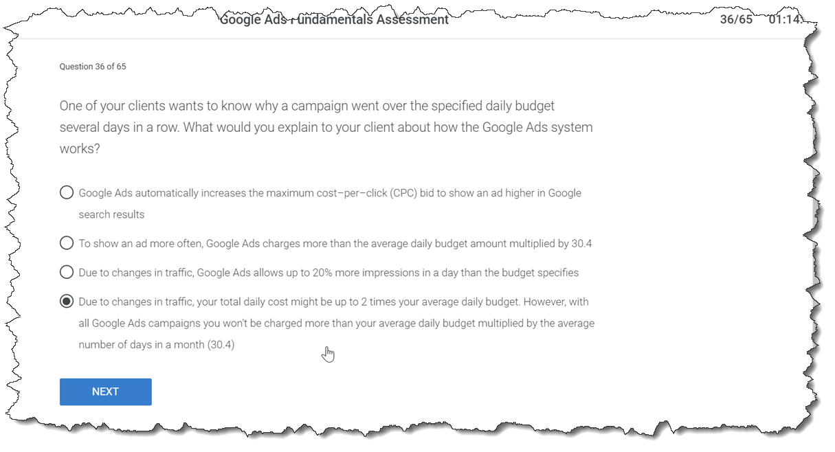 One Of Your Clients Wants To Know Why A Campaign Went Over The Specified Daily Budget Several Days In A Row - School4Seo