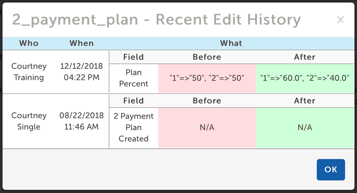 Billing Payment Plans & Schedules Finalsite Enrollment