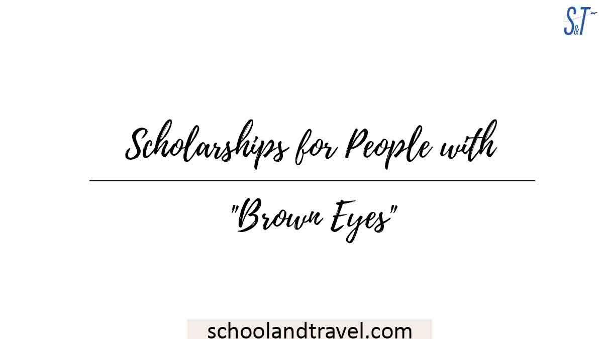 Top 3 Scholarships alang sa mga Tawo nga adunay Brown Eyes