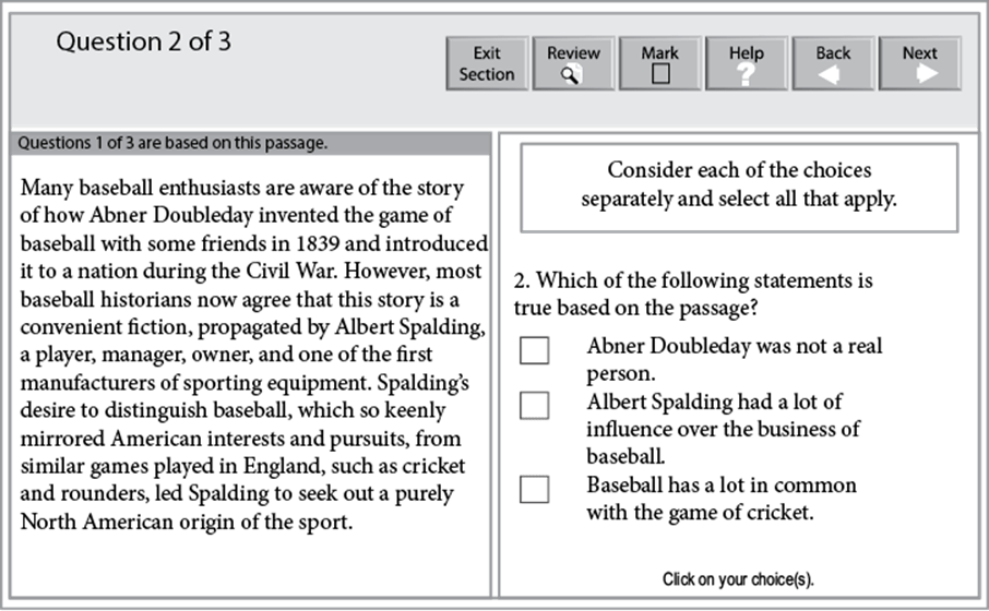 Reading Comprehension VERBAL REASONING GRE Premier 2017 with 6