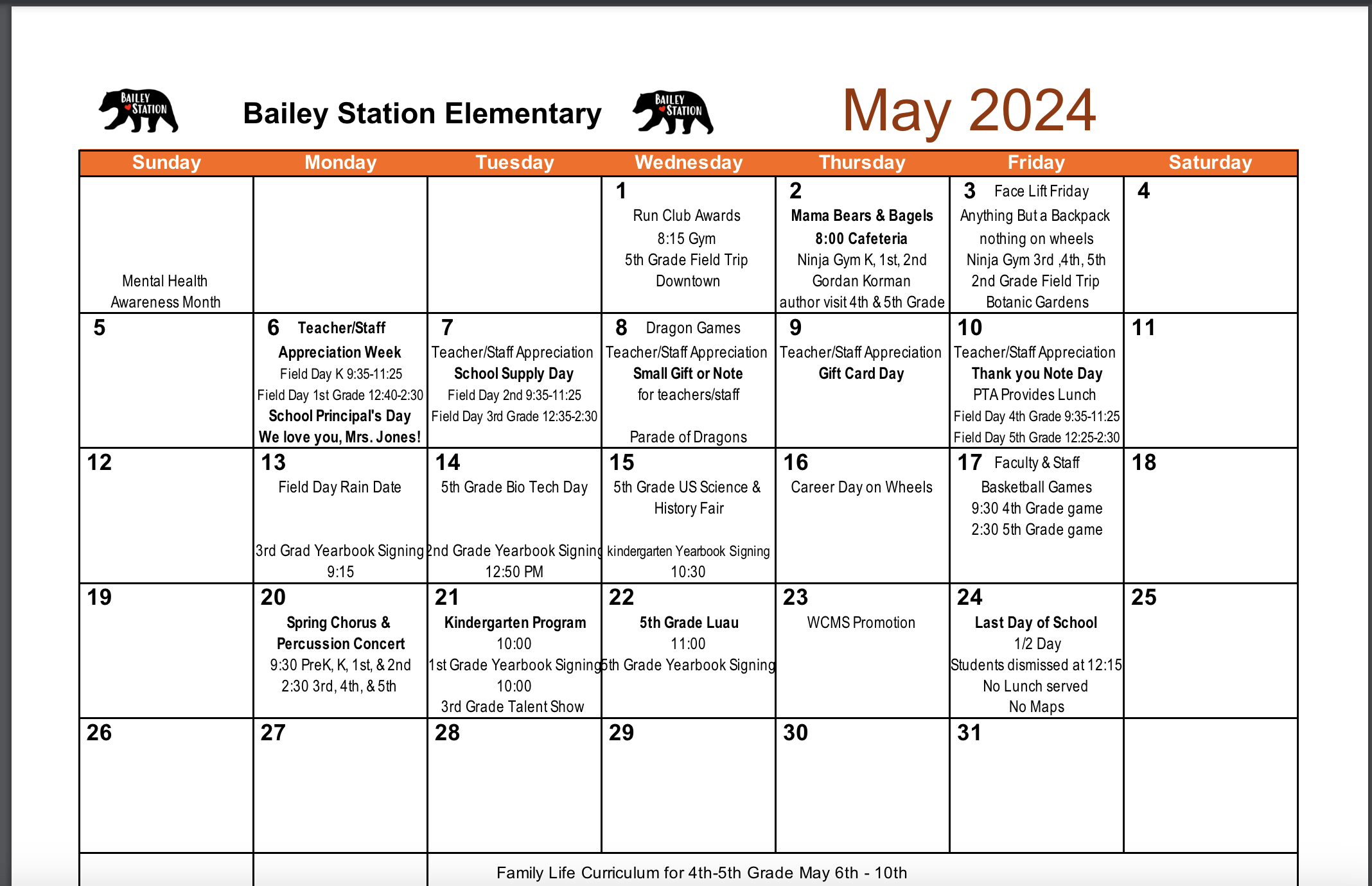 Collierville School Calendar 20262027 School Calendar