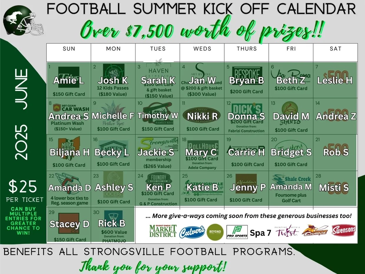 Strongsville City School Calendar 20262027 School Calendar