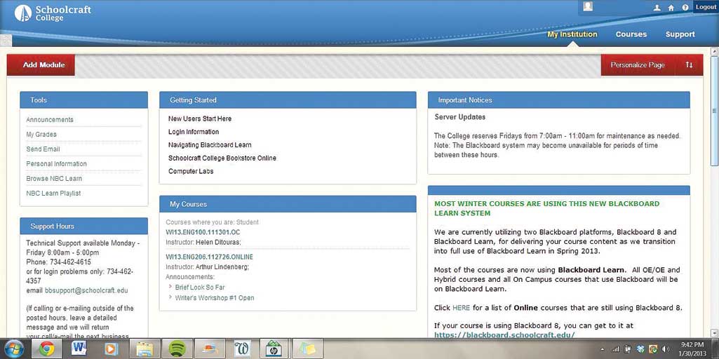 Schoolcraft Connection