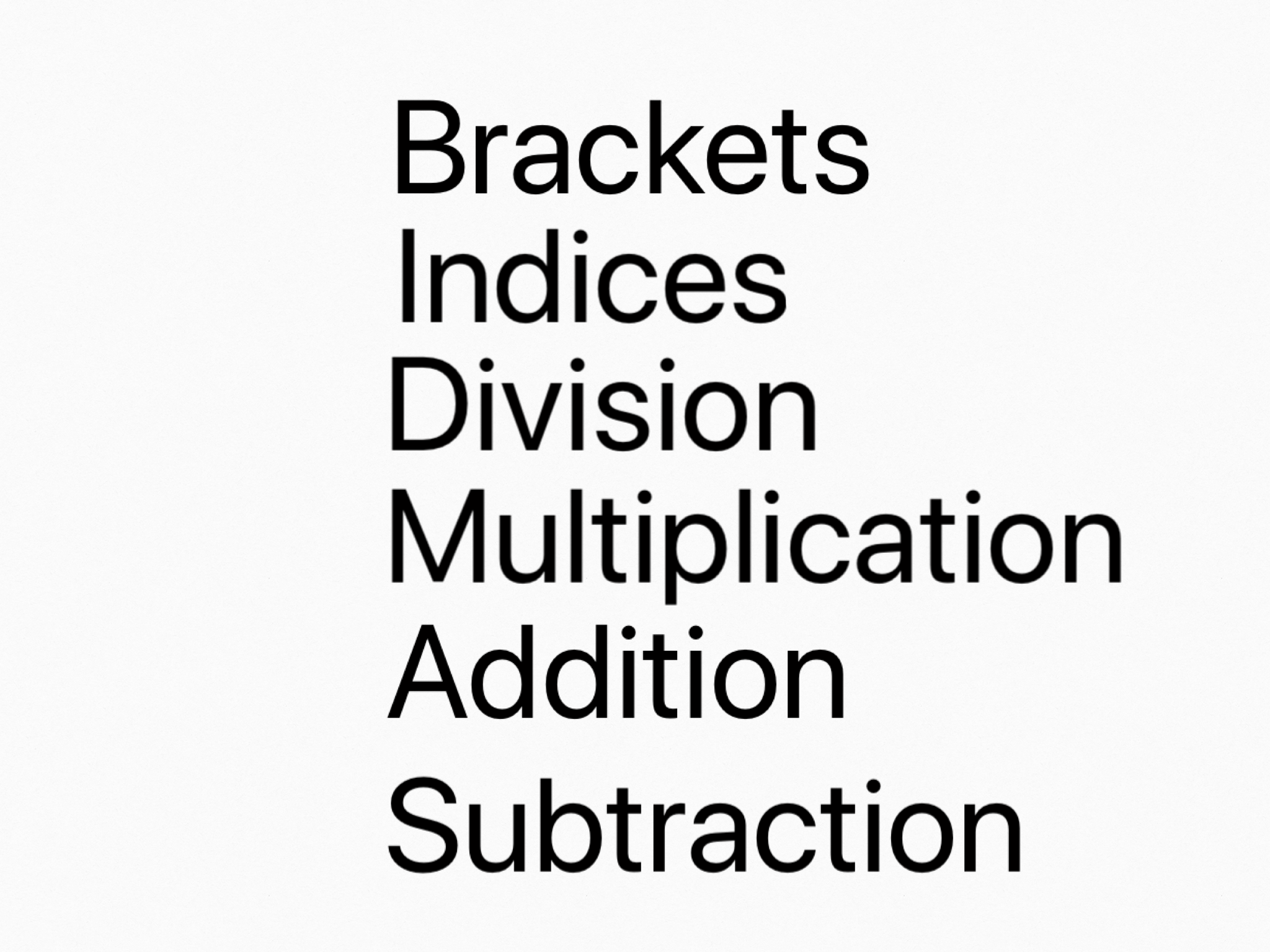 Order of Operations (BIDMAS) School for Students