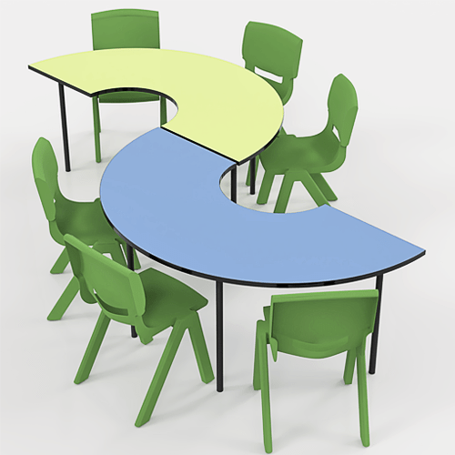 Focus Table Collaborative Classroom Modular Flexible Schoolfurn School Furniture