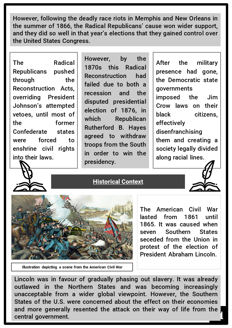 Radical Republicans Facts, Context, Radical Movement & 1866 Riots
