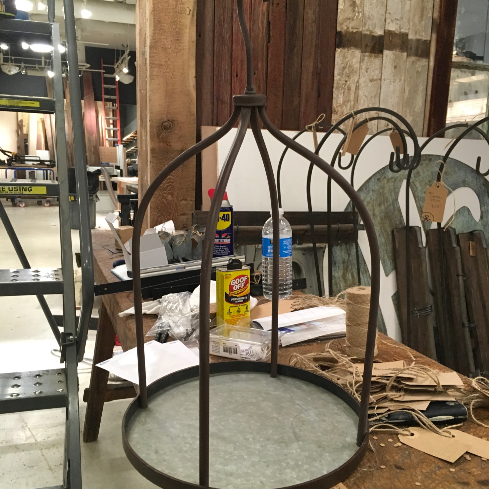 Large Hanging Plant Shelf Schoolhouse Woodworking