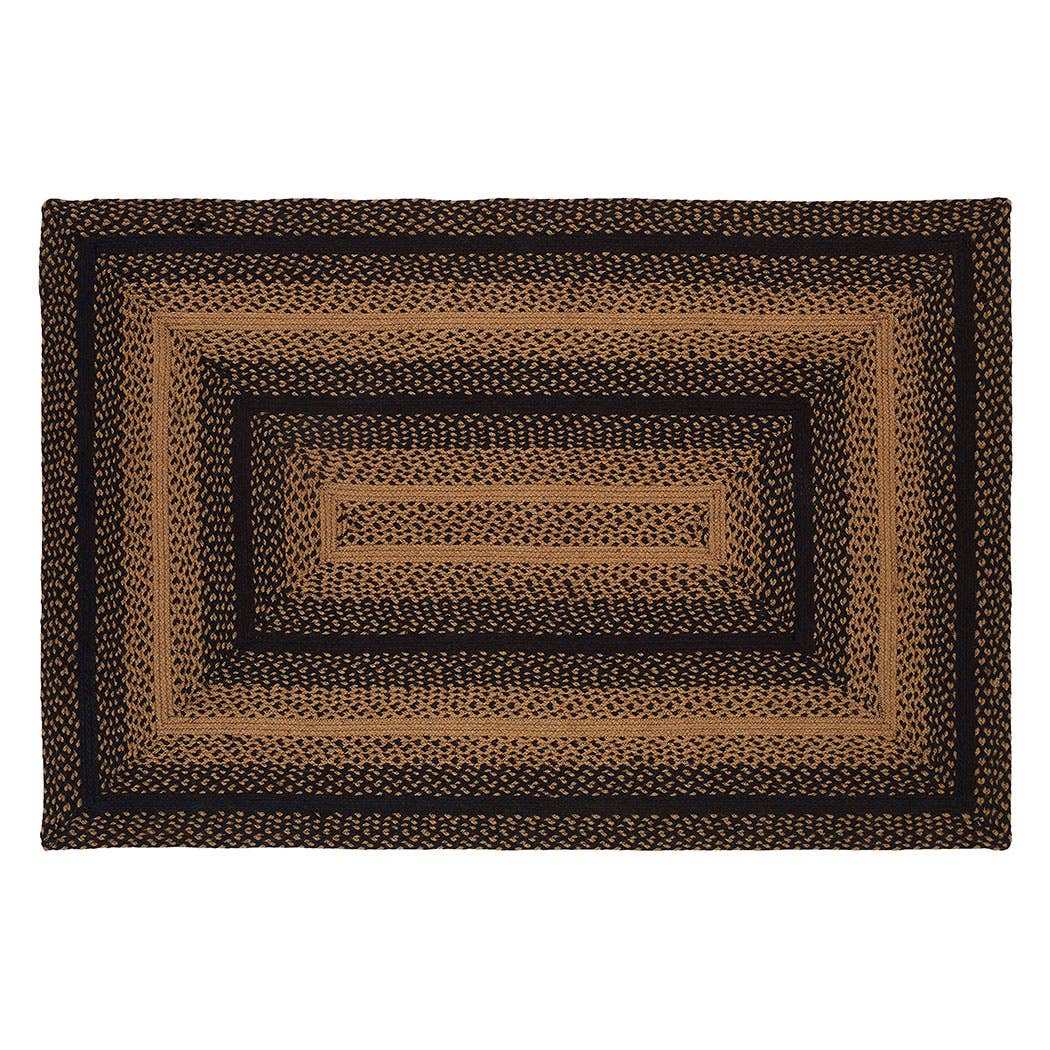 Ebony Braided Rug & Tabletop Collection Schoolhouse Woodworking