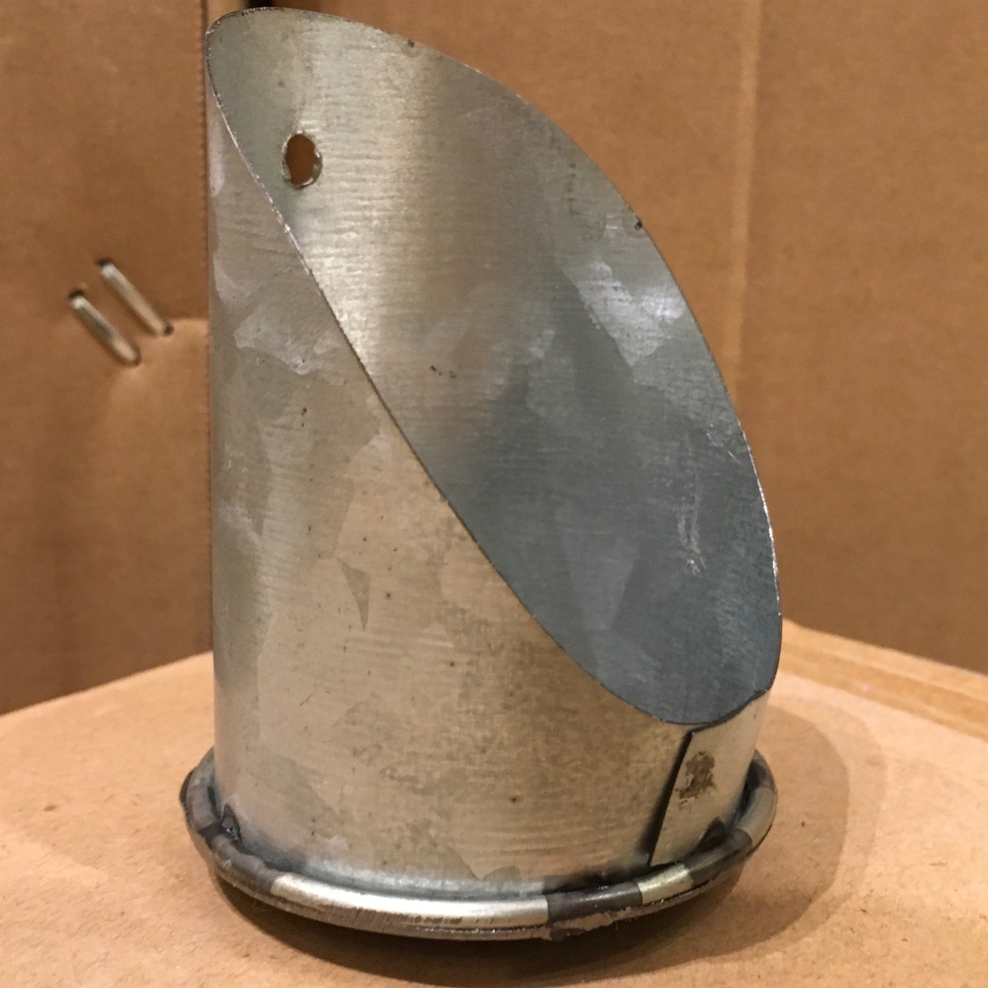 TTLH Tin Tea Light Holder Schoolhouse Woodworking