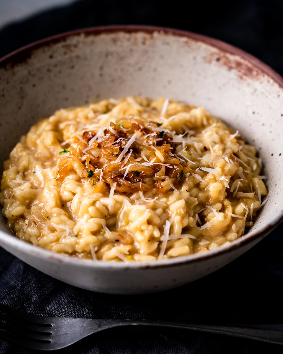 Vegan Caramelised Onion Risotto Recipe Cart