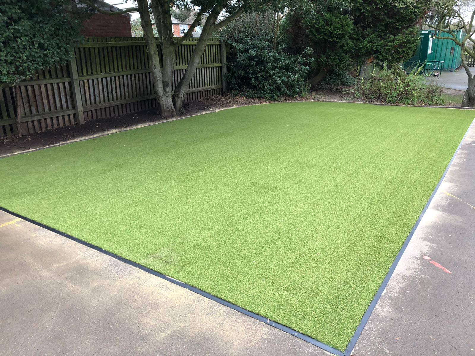 Artificial Play Grass Playground Equipment The School Playground