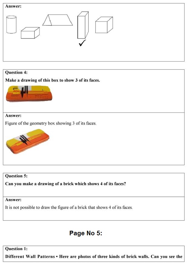 Free Download NCERT Solutions for Class 4 Maths Chapter 1 Building