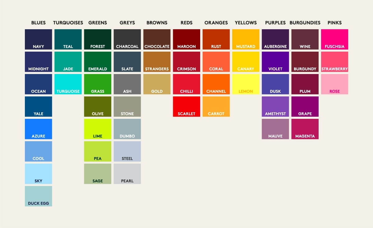 How common are your school’s brand colours? MCC A creative agency