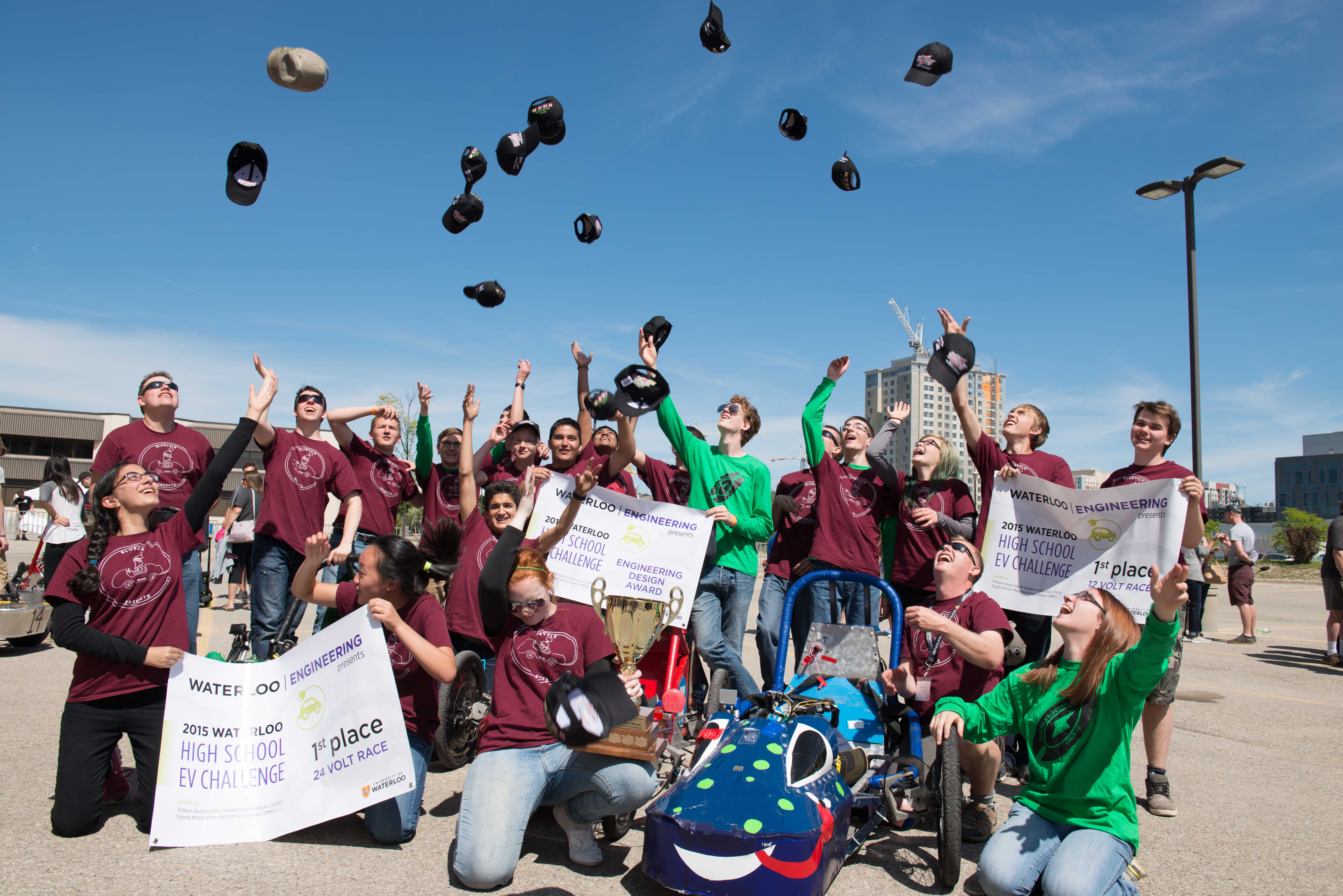 Bluevale Sweeps UW Electric Car Challenge!!! (Bluevale Collegiate