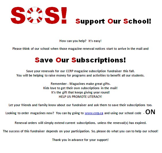 SOS Fall 2013 (Meadowlane Public School)