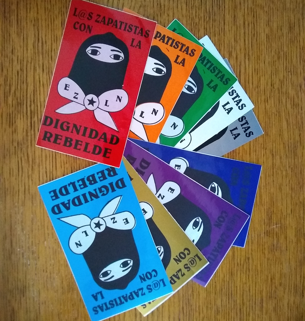 Los Zapatistas Sticker Schools for Chiapas
