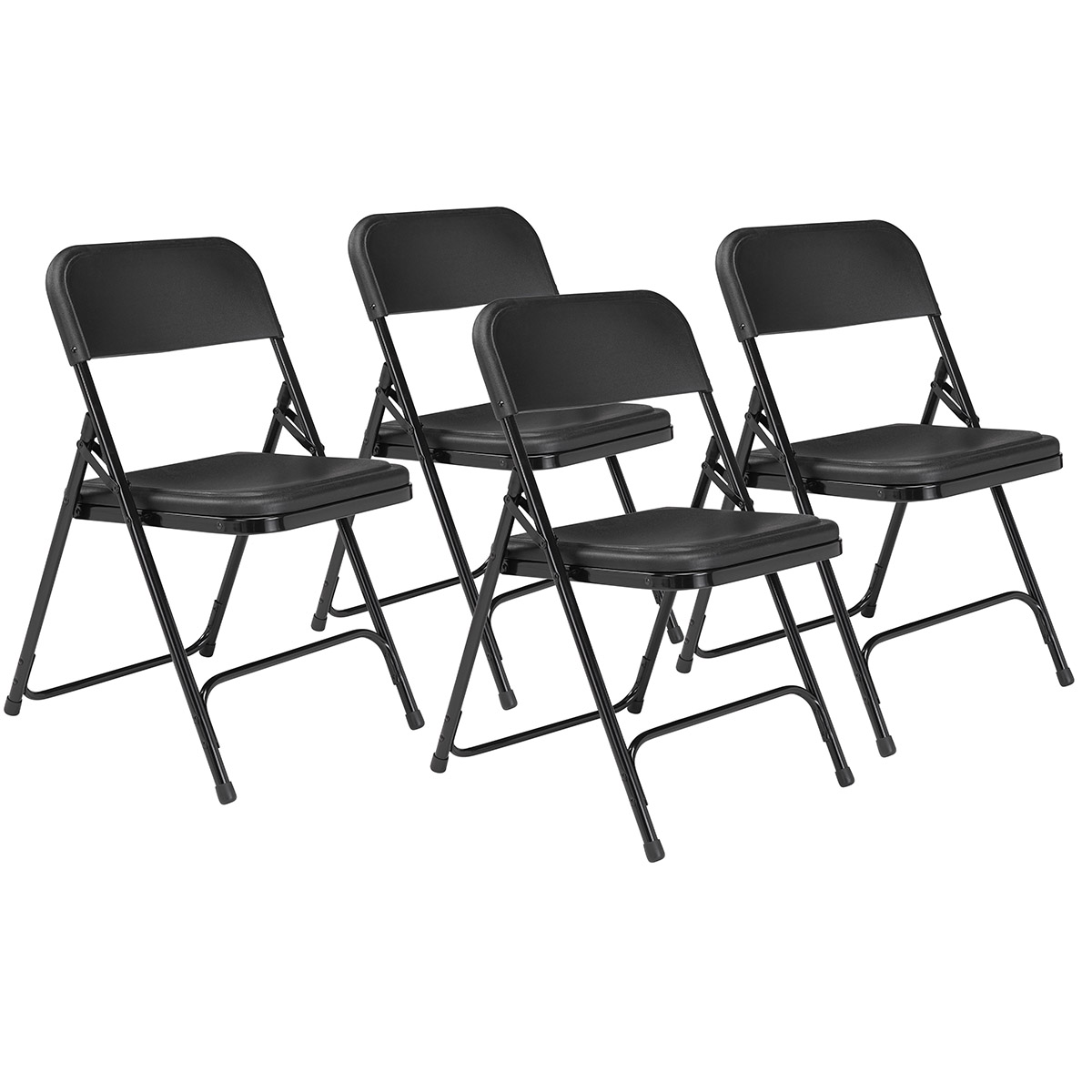 4 pk. 800 Series Lightweight Premium Plastic Folding Chair Schools In