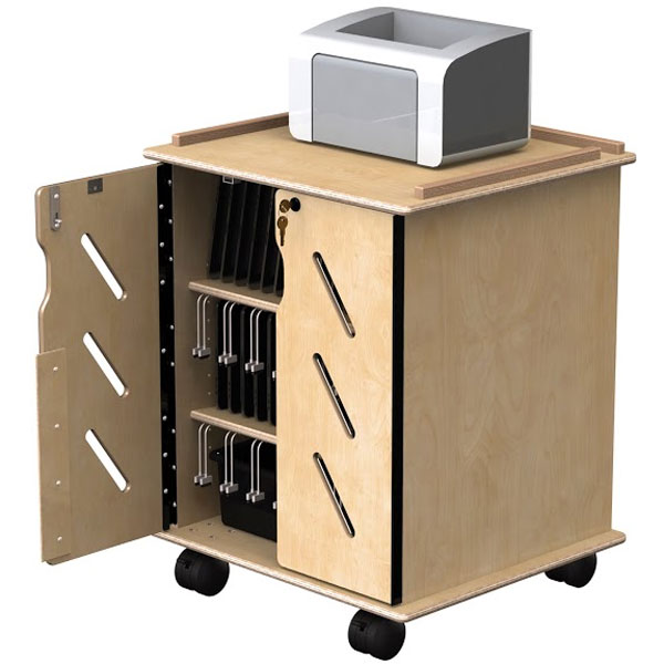 Laptop and Tablet Storage Cart Holds 32 Devices Schools In
