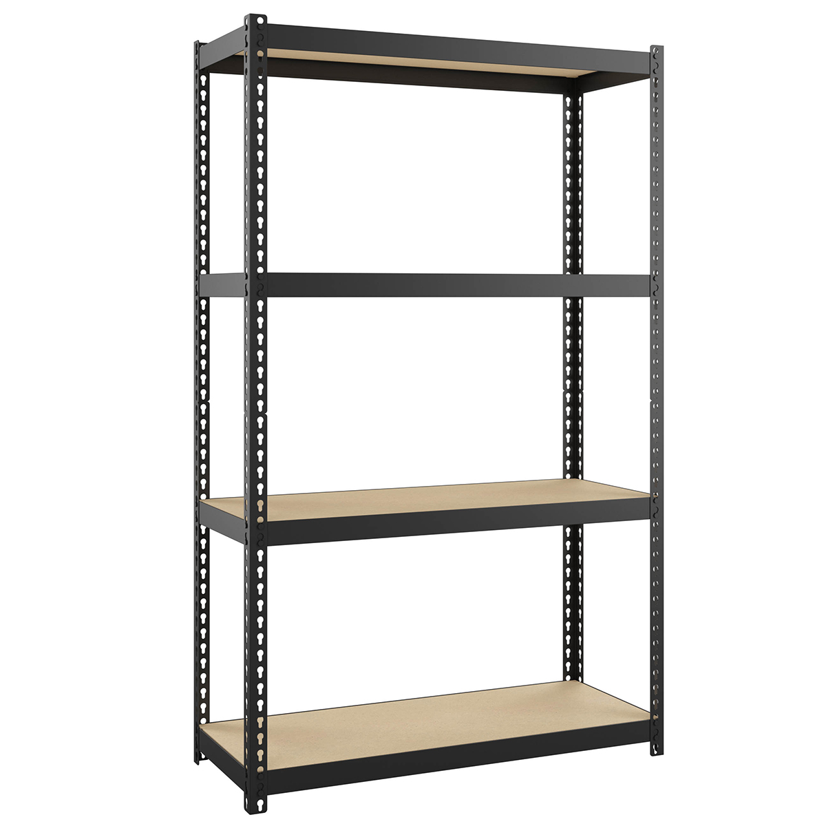 1000 Series Riveted Steel Shelving Four Shelves 30"W x 12"D x 48"H