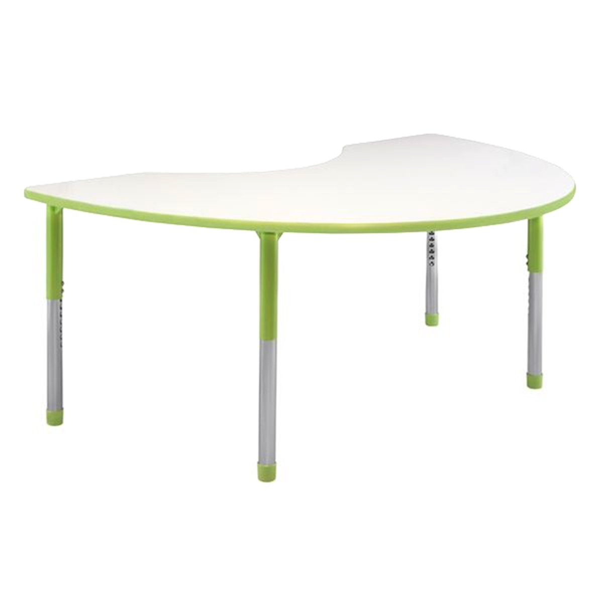 Hercules Series Kidney Whiteboard Activity Table 48"W x 72"L Schools In