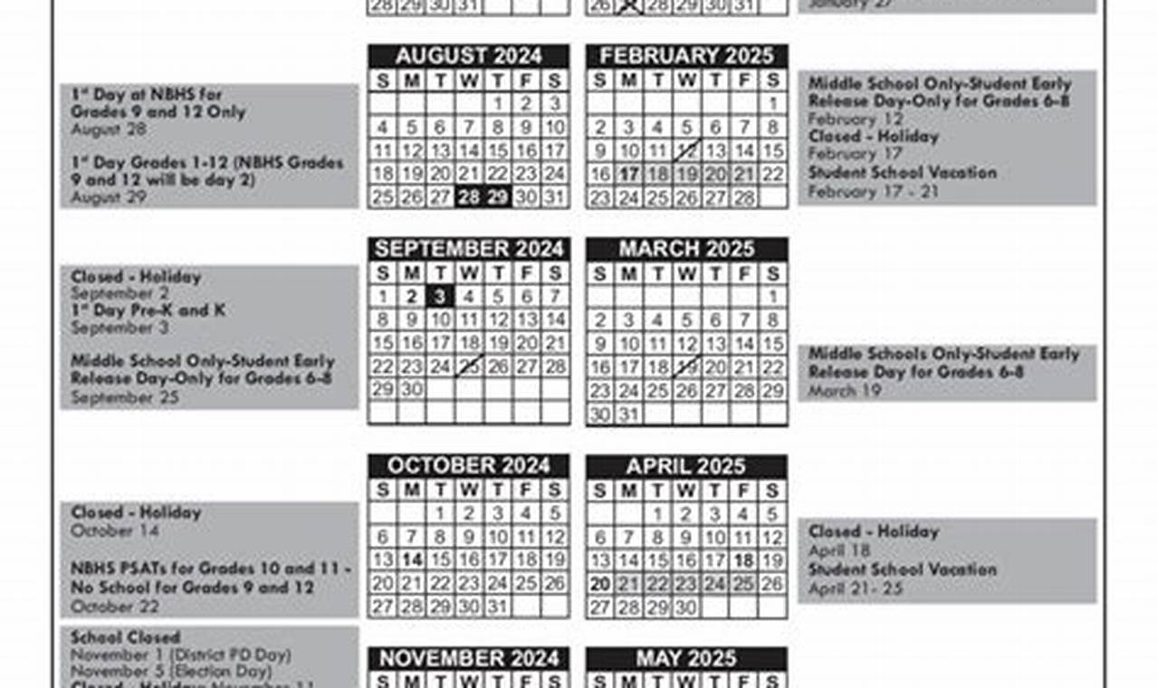 Official New Bedford Public Schools Calendar &amp; Key Dates