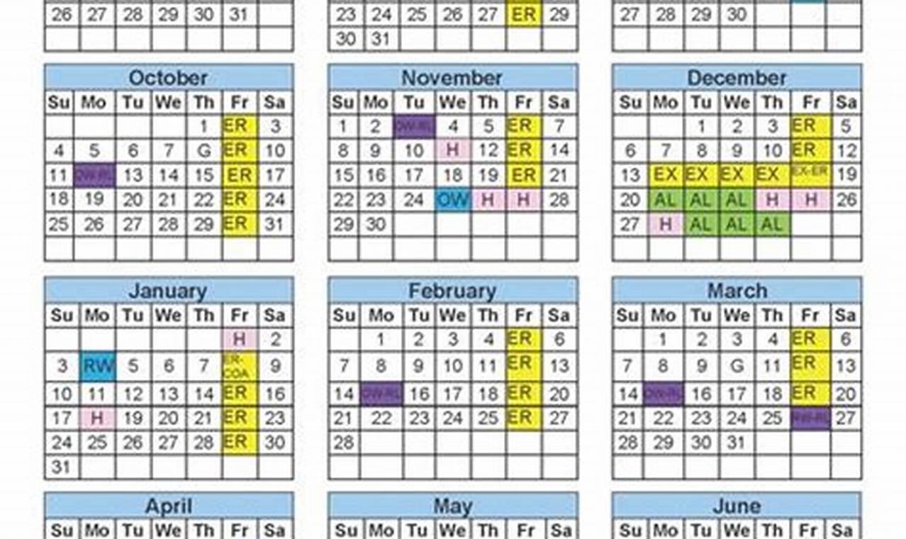 WCS School Calendar 20242025 Williamson County TN