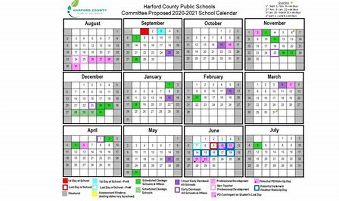 Official Harford County Public Schools Calendar 202324