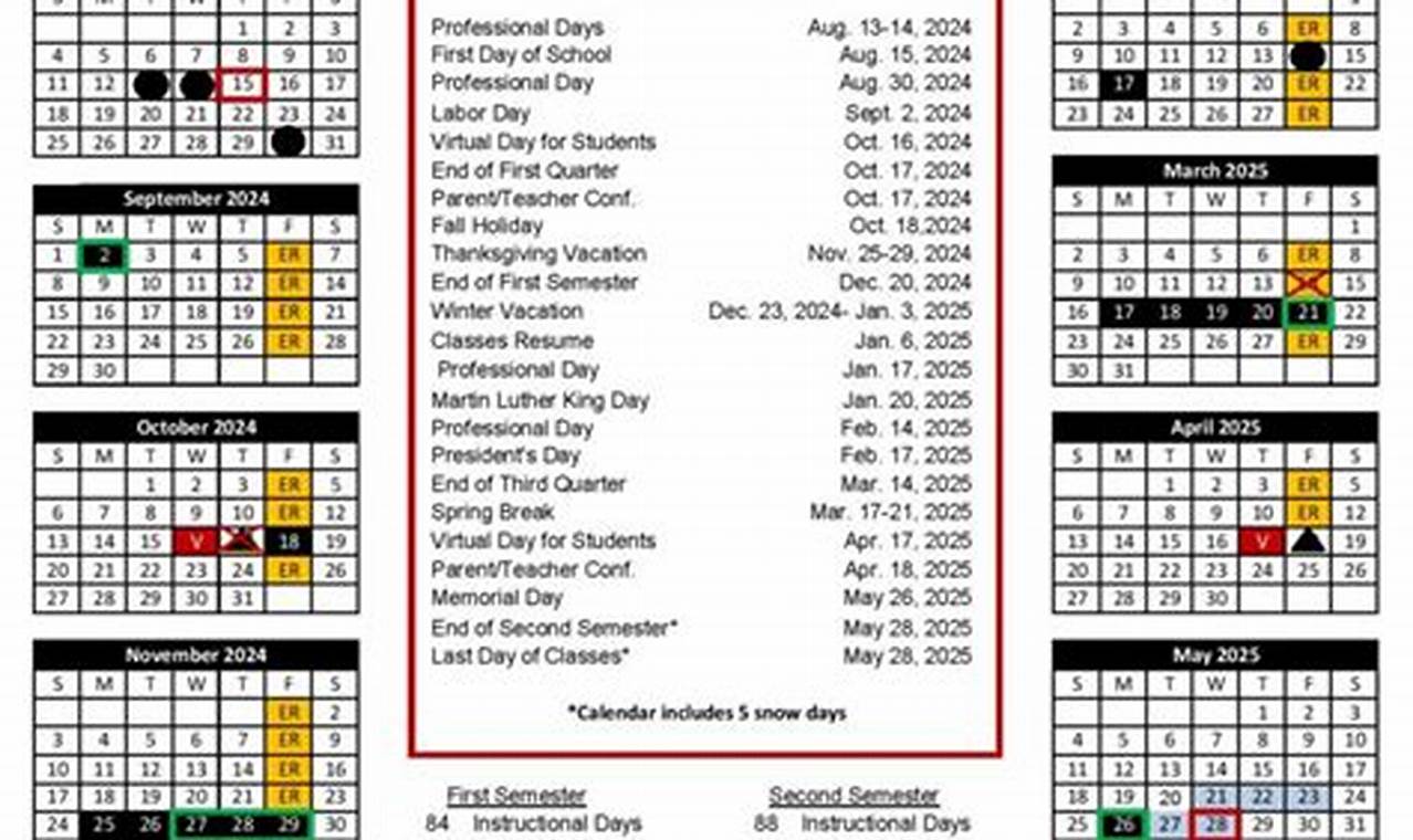Access Union Public Schools Calendar &amp; Dates