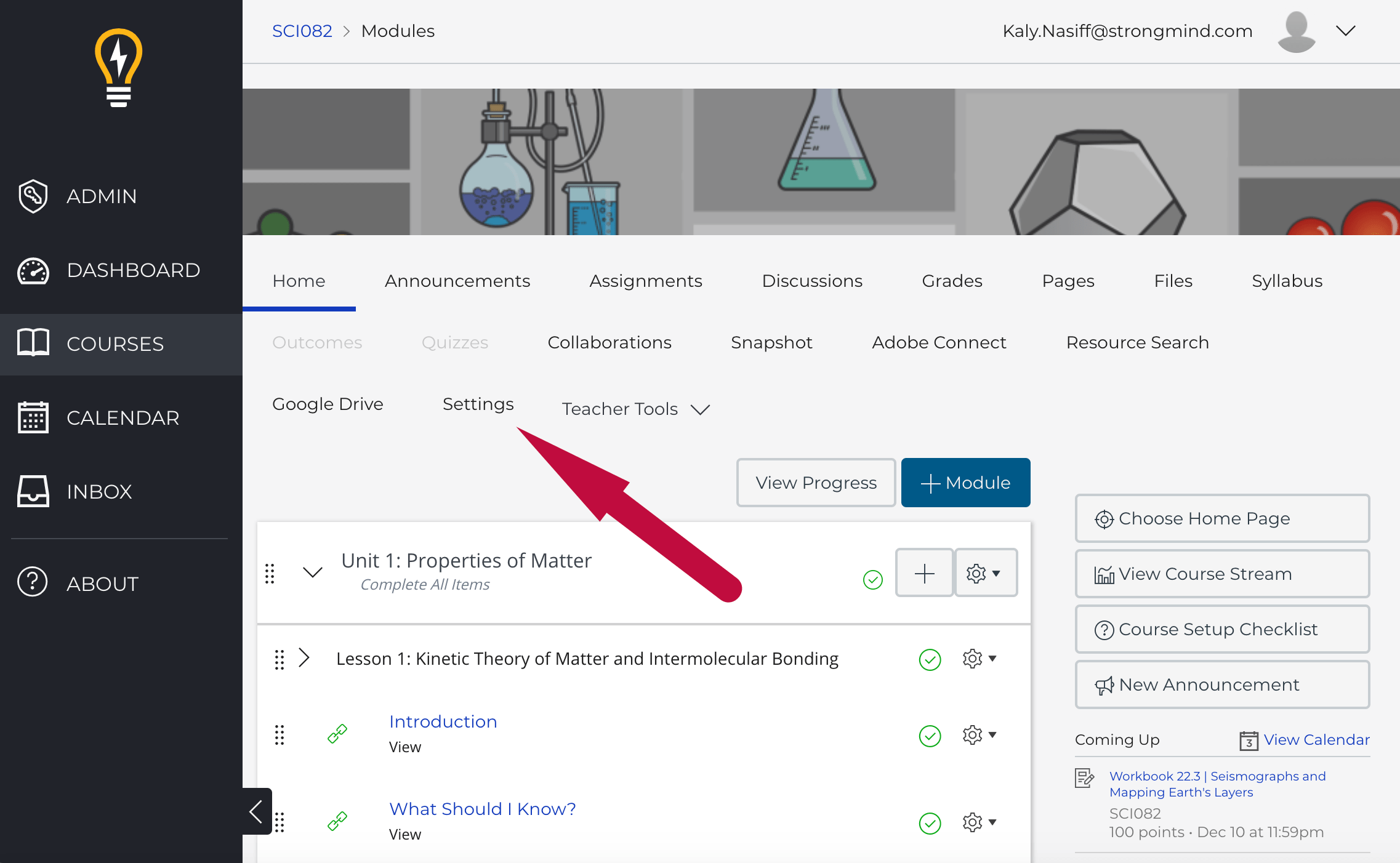 Export Course Contnt Primavera