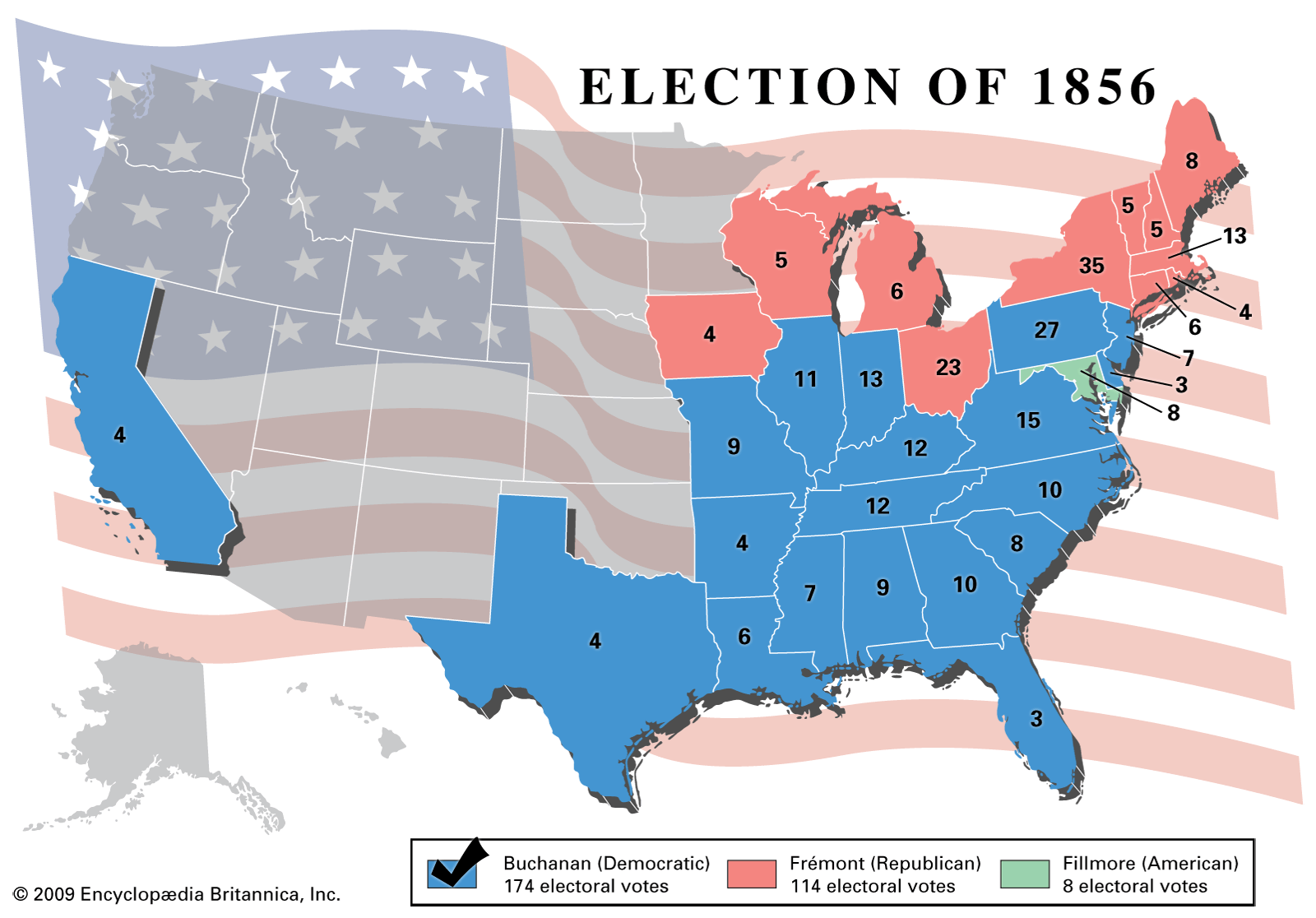 American Presidential Election of 1856 Online Homework Help