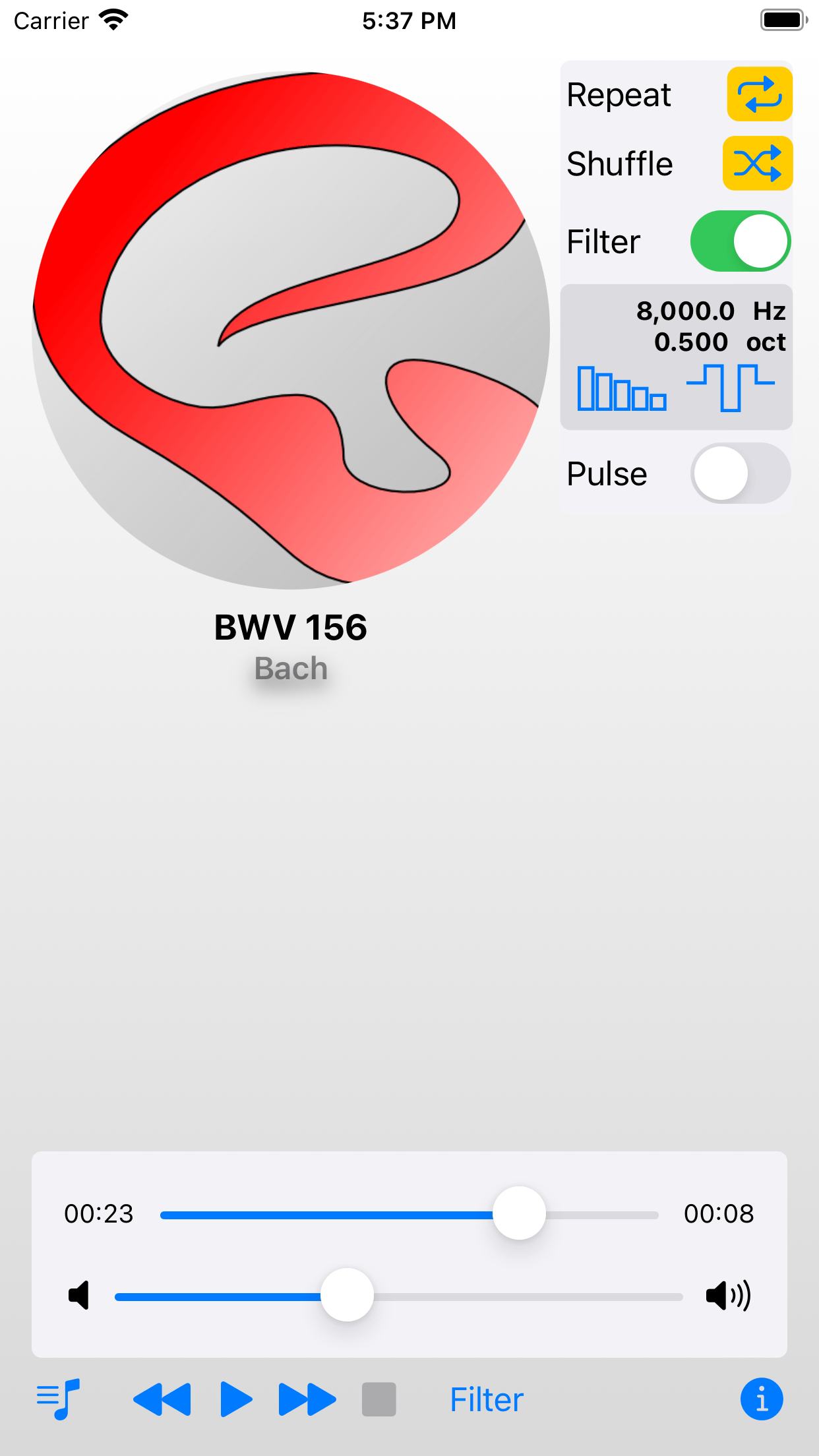 Tinnitus Music Player Support