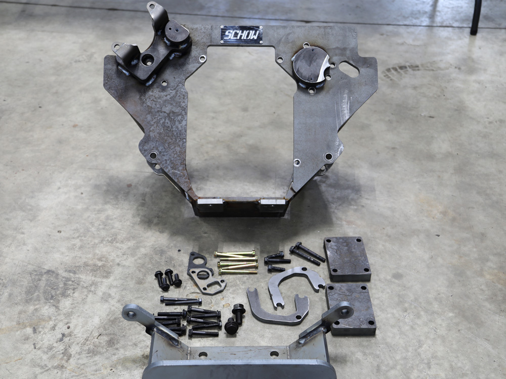 LS Lower Cradle With Front Includes Removable Pulley Protector And