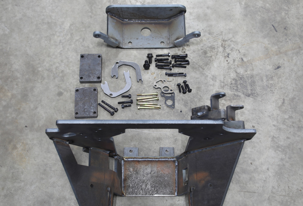 LS Lower Cradle With Front Includes Removable Pulley Protector And