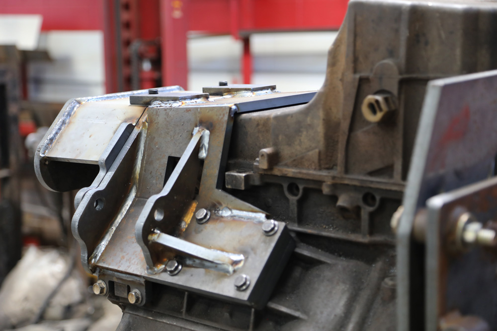 LS Lower Cradle With Front Includes Removable Pulley Protector And